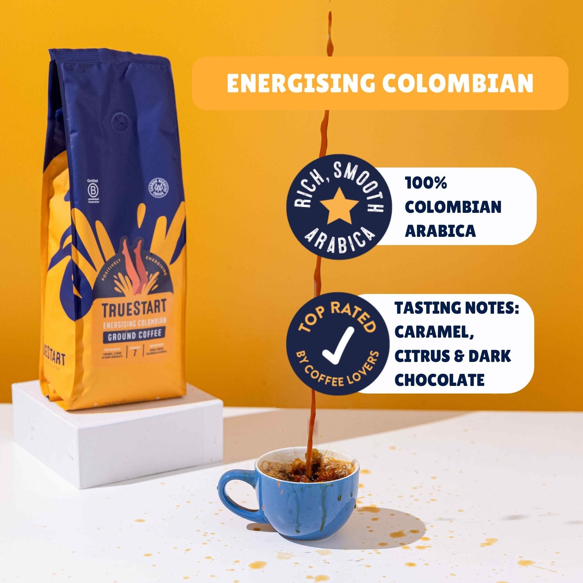 Smooth Colombian Coffee Beans