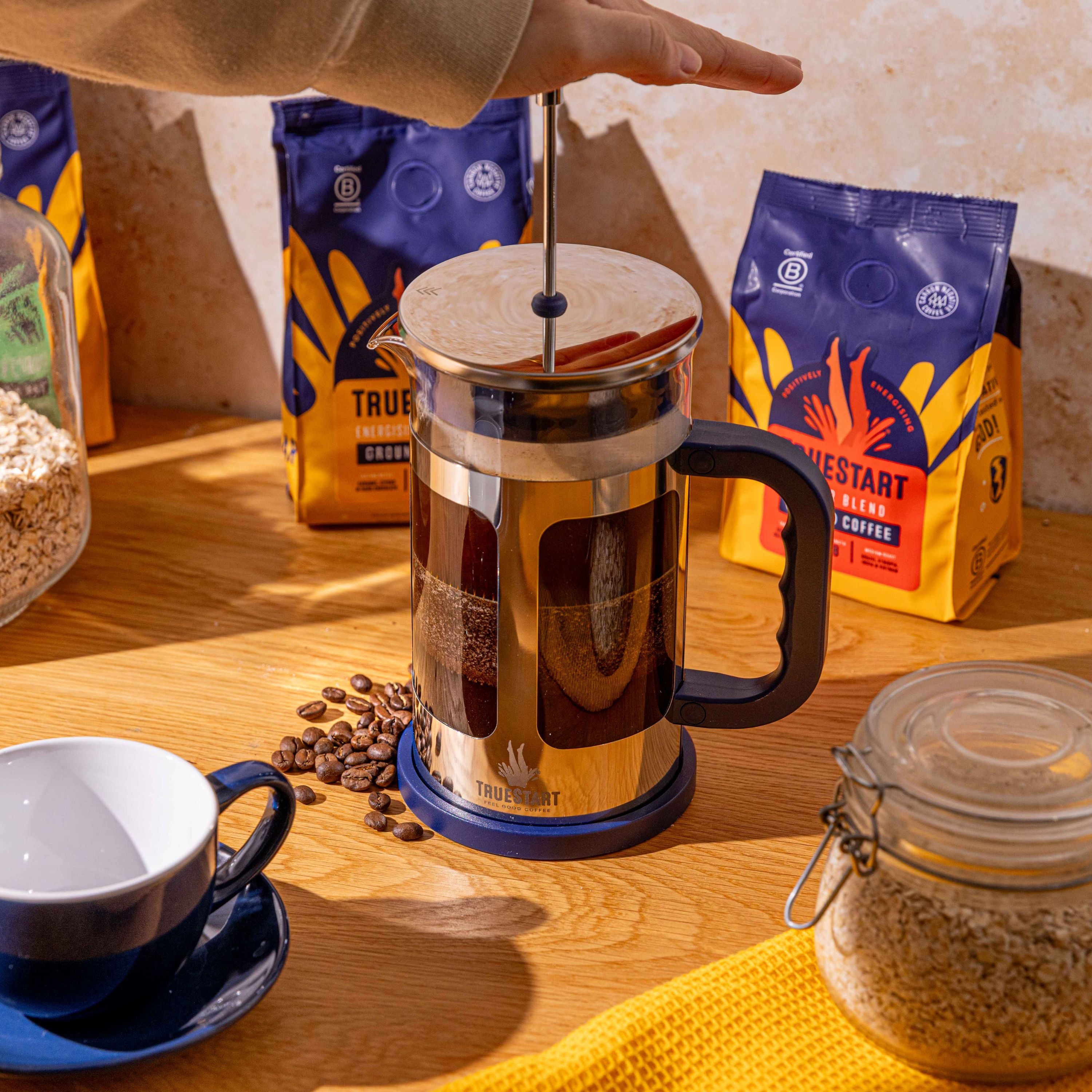 Cafetiere & Coffee Set