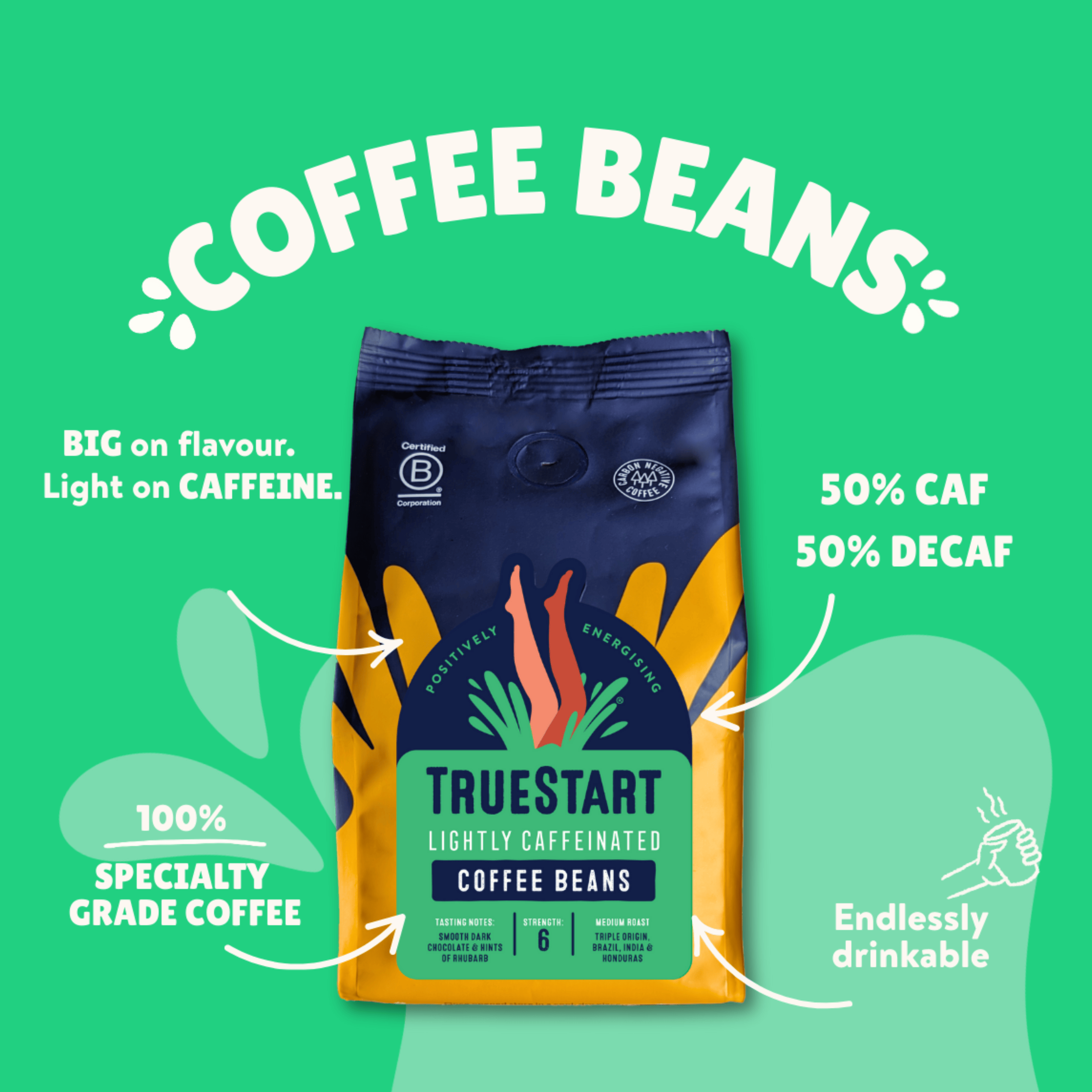 Half Caf Coffee Beans