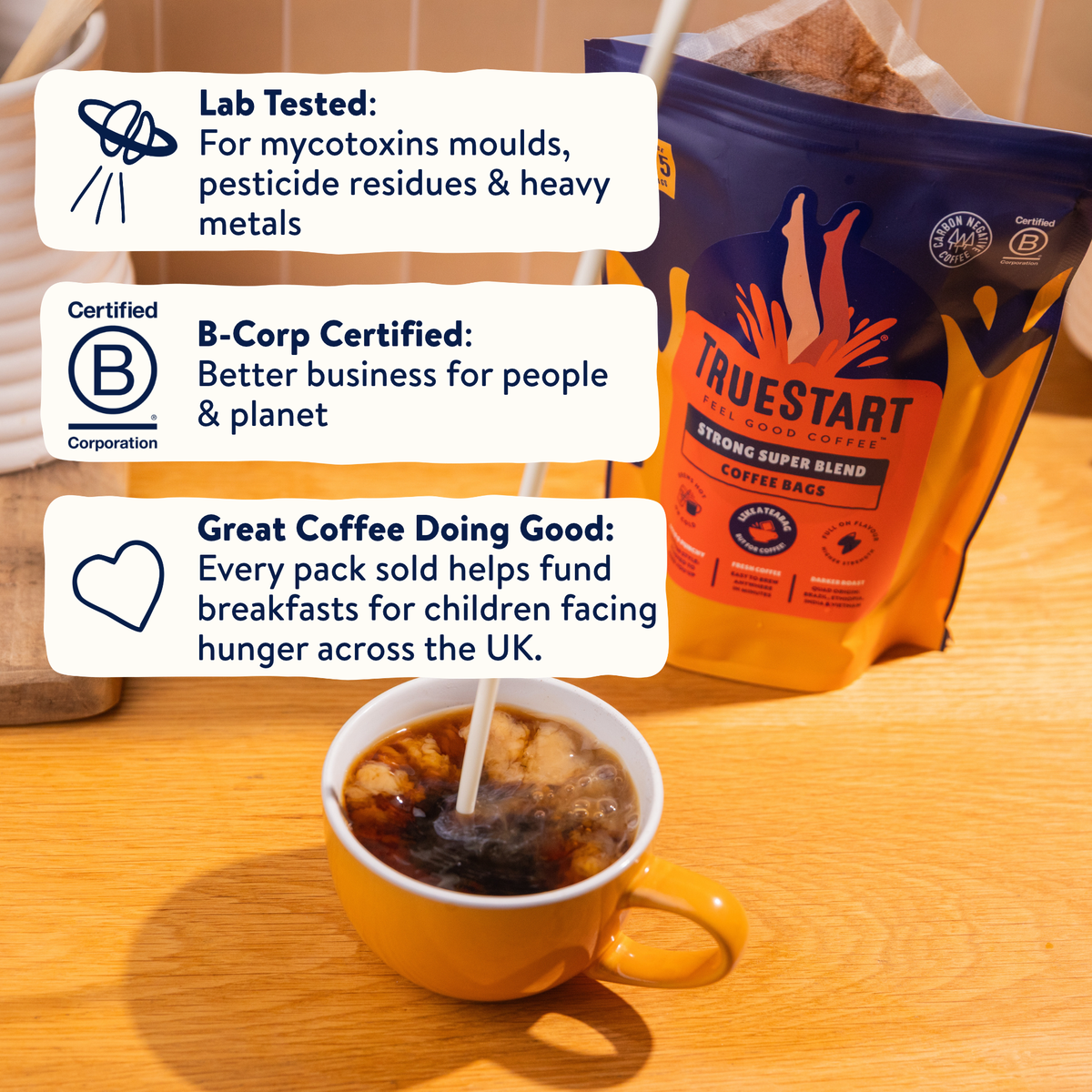 Coffee Bag Gift Pack - With TrueStart Flask