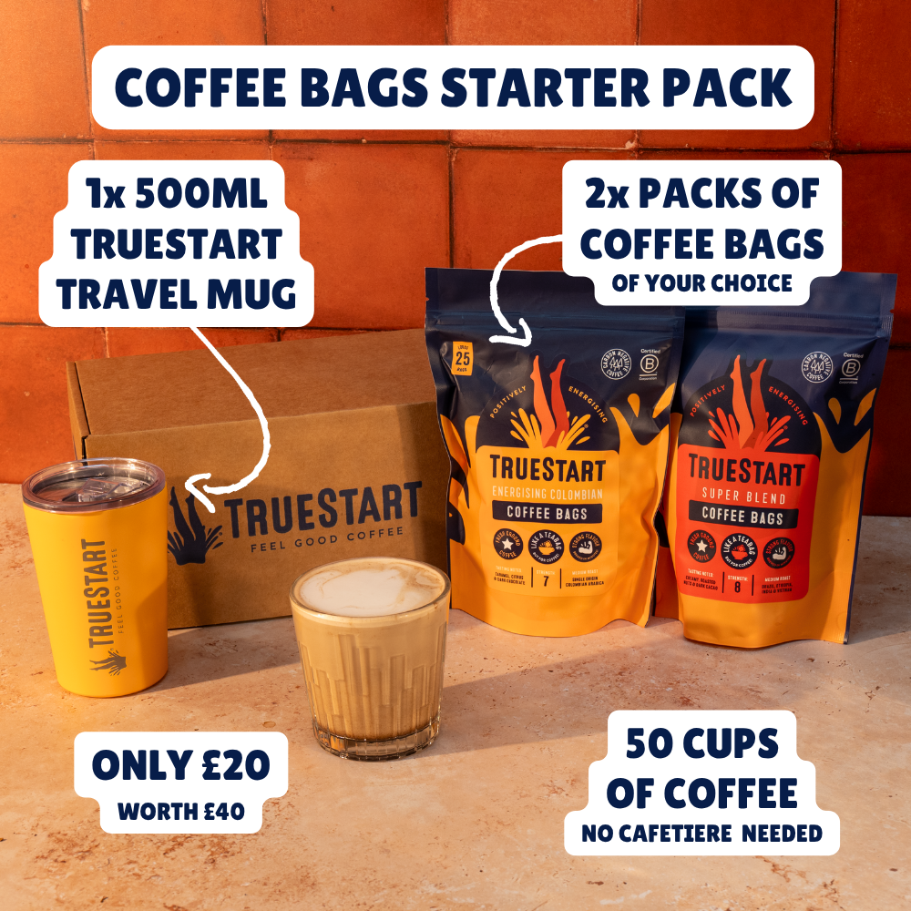 Coffee Bag Starter Pack - With Travel Mug
