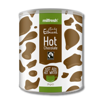 Milfresh Fairtrade Instant Hot Chocolate (Just Add Hot Water)