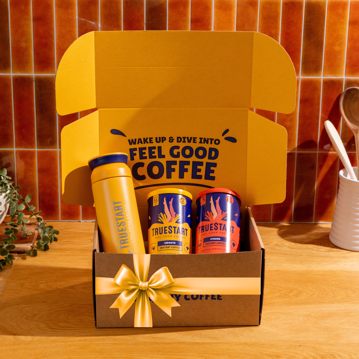 Instant Coffee Gift Pack - With TrueStart Flask