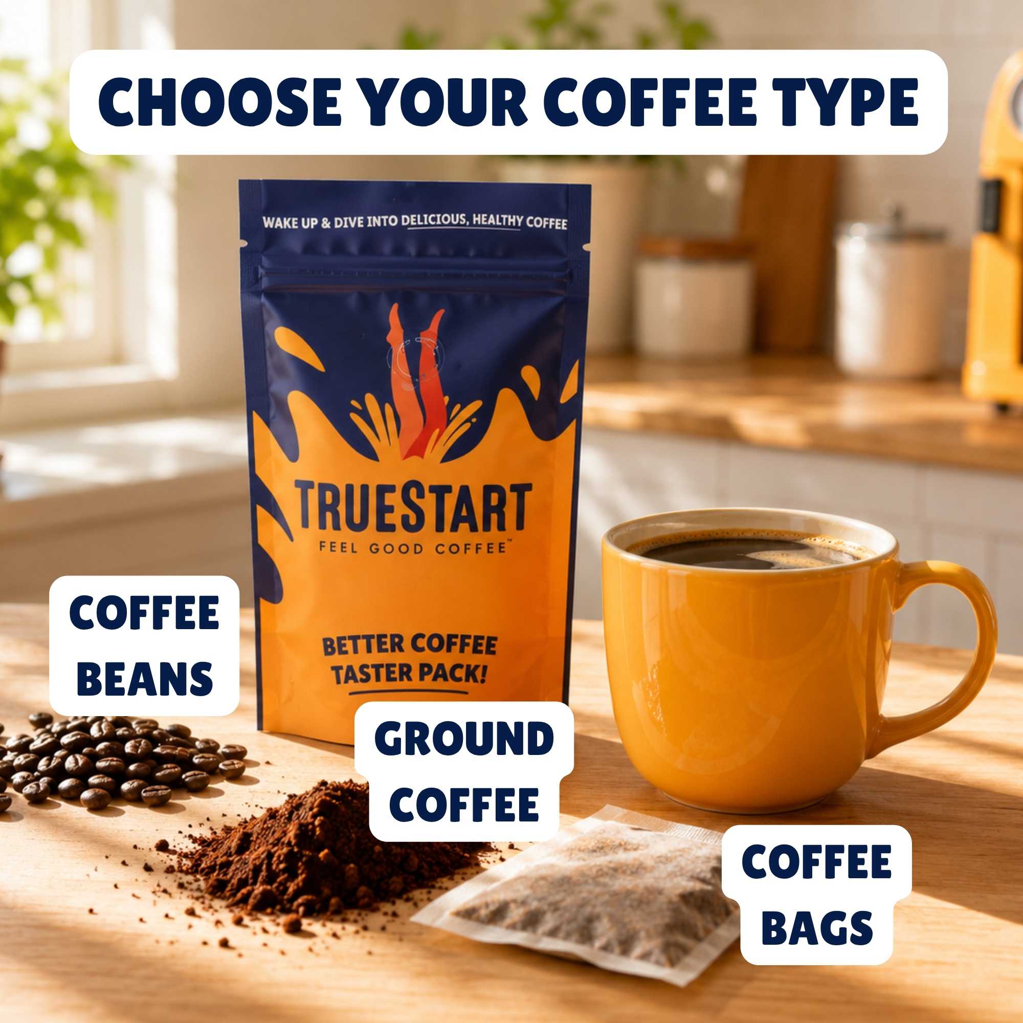 Smooth Colombian Ground Coffee Taster Pack